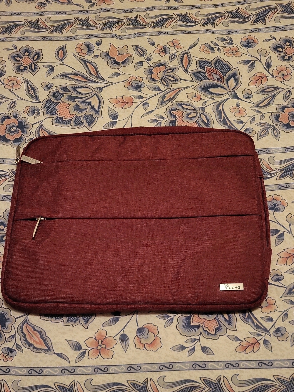 Voova Laptop Sleeve Bag in Burgundy Red